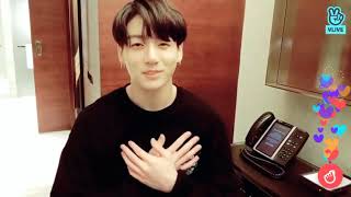 Bts vlive] jungkook's sweet message ...