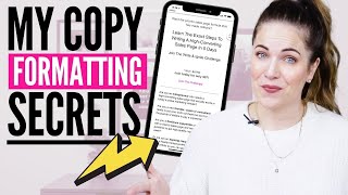 5 Sales Page Formatting Tips That Will Seriously Level Up Your Copywriting