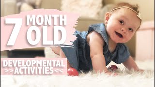 HOW TO PLAY WITH YOUR 7 MONTH OLD BABY | DEVELOPMENTAL MILESTONES | ACTIVITIES FOR BABIES | CWTC