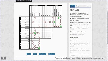 Logic Puzzle #43 || 02.07.20 || 4*5 Challenging || Puzzle Baron
