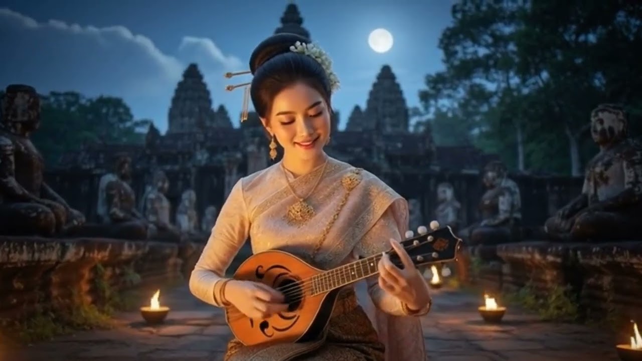 Play very beautiful music. Listen to it and feel happy.