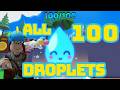 ALL 100 Droplet Locations || Cook a recipe || Blasago Plays ♡