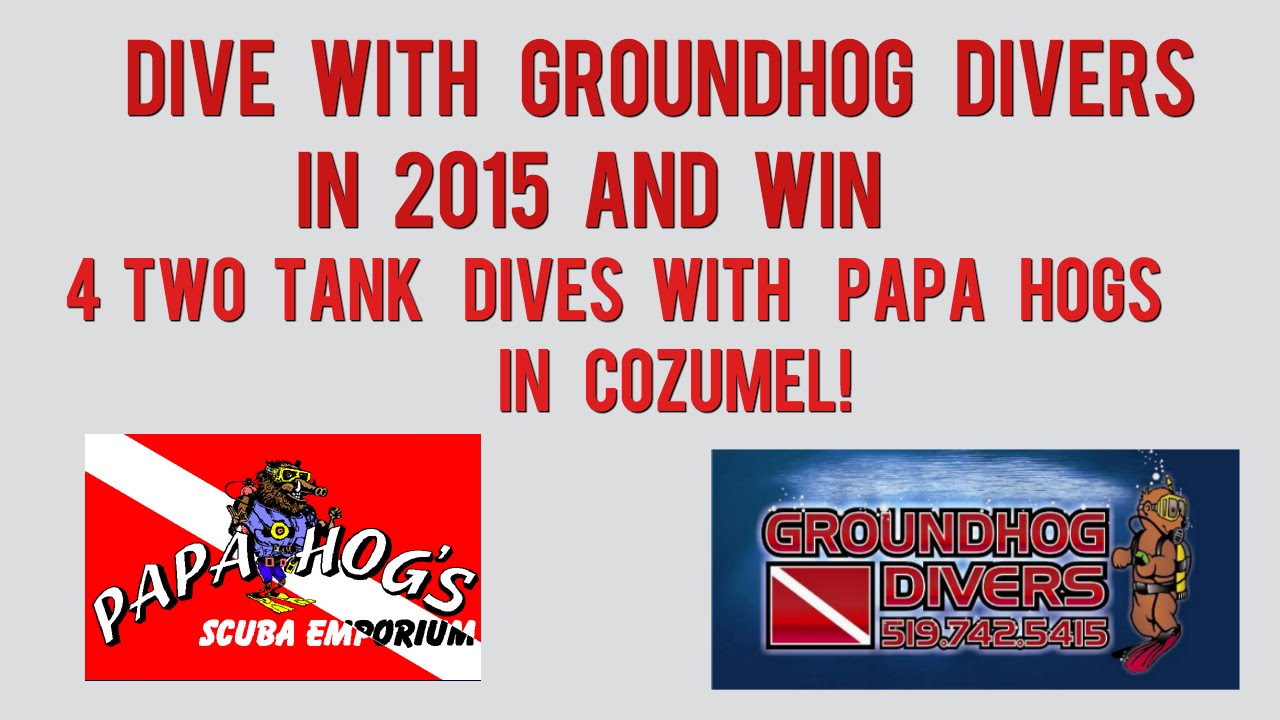 Win 4 Two Tank Dives with Papa Hogs in Cozumel!