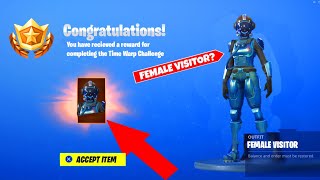 Leaked Secret Skin Secret Female Visitor Skin Unlocked In Season 10