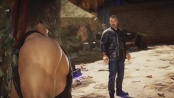 Mortal Kombat 11 Rambo Vs Terminator Intro Dialogue MK11