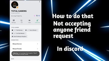 How to disable Friend request in discord|| Must watch 2021