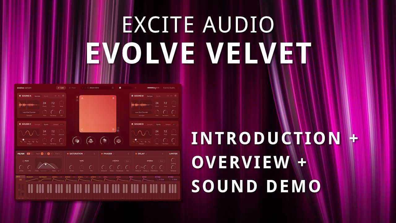 Excite Audio — плагин Evolve Velvet Synth | Введение + Обзор + Демонстрация звука