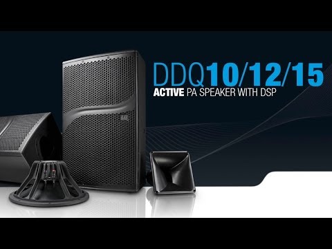 LD Systems DDQ Series  - 10" / 12" and 15" Touring Class Powered PA Speakers with DSP