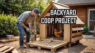 Fast & Furious Chicken Coop Construction with Pallets