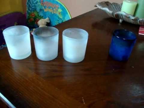 Reuse for Glade candle holders! - YouTube