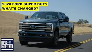 What's CHANGED on the 2024 Ford SUPER DUTY?