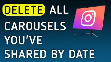 How To Delete All Carousels You