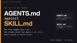 AGENTS.md vs SKILL.md: Which File Does Your AI Agent Actually Need