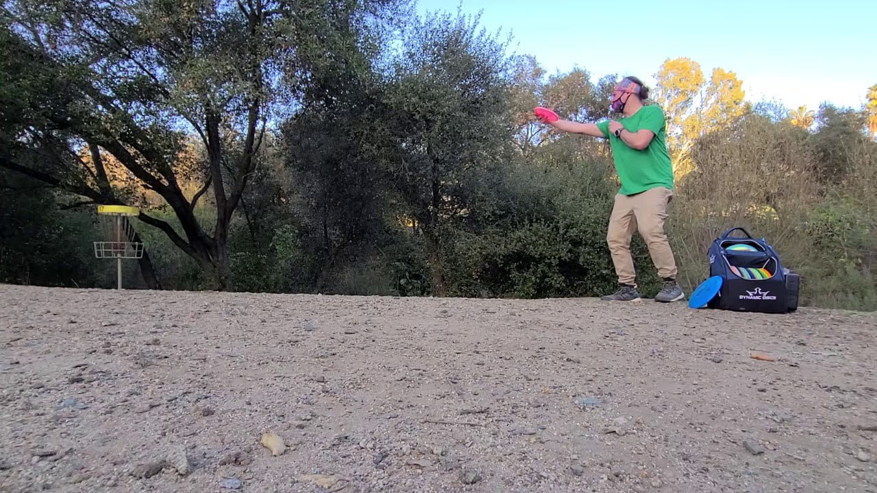 Brengle Terrace Disc Golf Course Hole 17 new Feb 2021 Pin Location