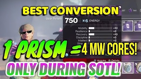 Convert 1 Prism Into 4 Masterwork Cores FARM Best Deal LIMITED TIME - Destiny 2 Tips
