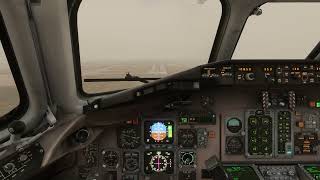 MD80 Denver Snowstorm Arrival