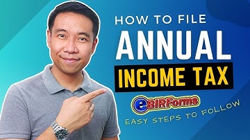 How to File Annual Income Tax Return using eBIR Forms | PAANO MAG FILE NG BIR FORM 1701A