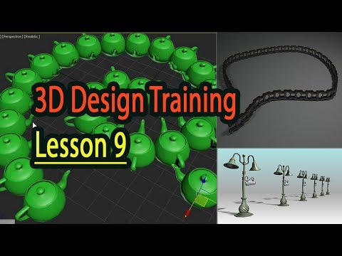 BÀI 9 SPACING TOOL (FULL) CÔNG CỤ Học 3D COPY VẬT THỂ THEO ĐƯỜNG DẪN 3dclass.net MrHoang 0907707728