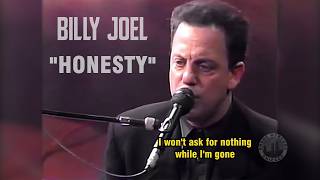 Billy Joel - Honesty | LIVE SD (with lyrics)