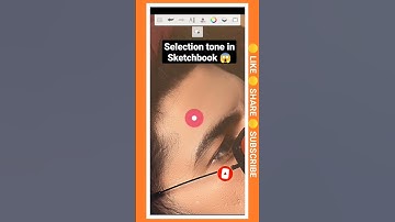 new selection tone in autodesk sketchbook #shorts #selection #autodesk #edit #facesmooth #ytshorts