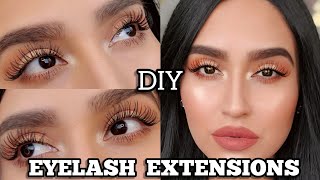 EYELASH EXTENSIONS-DIY I DID IT!