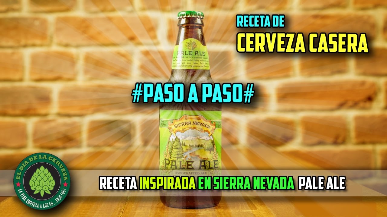 Cómo hacer cerveza artesanal en casa. RECETA de Cerveza AMERICAN PALE ALE  PASO A PASO. - YouTube