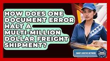 How Does One Document Error Halt A Multi-Million Dollar Freight Shipment? - Smart Logistics Network