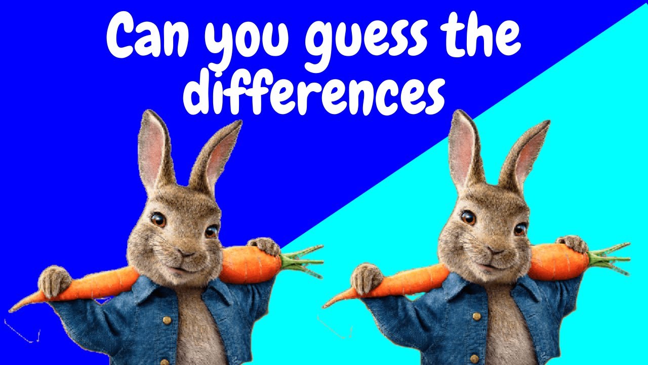 Peter rabbit 2 [find the differences for kids]#funnyresults #riddles # ...