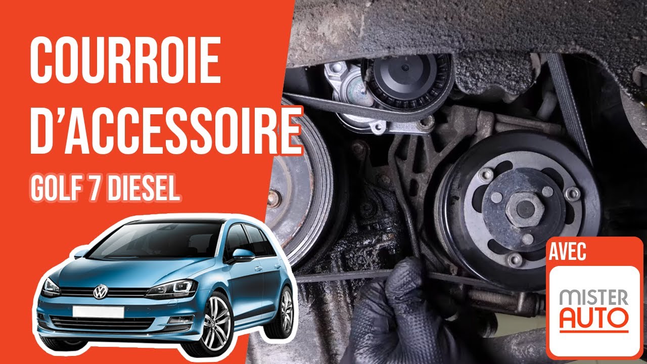 Changer la Courroie d'Accessoire Golf 7 1.6 ou 2.0 TDI 🚗 