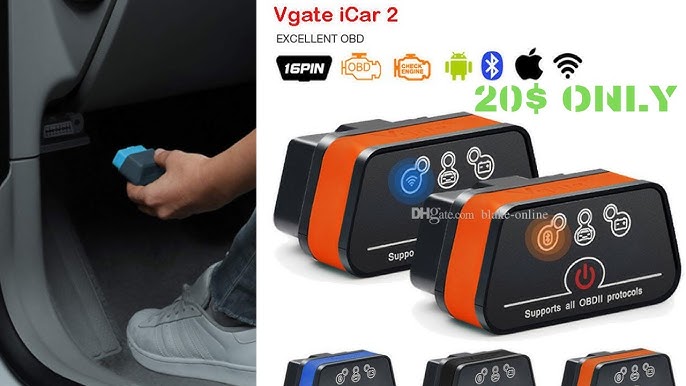 Vgate Icar 2 Obd2 Diagnostic Auto Elm327 Wifi/bluetooth For Ios