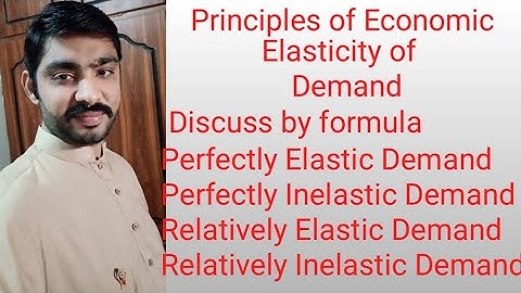 Economics lecture: Elasticity of demand explain in diagram Urdu and Hindi by Sir Tahir