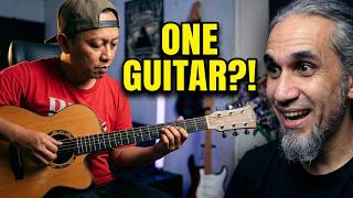 ALIP BA TA DEEP PURPLE 'Soldier Of Fortune' ONE BAND IN ONE GUITAR!!! REACTION