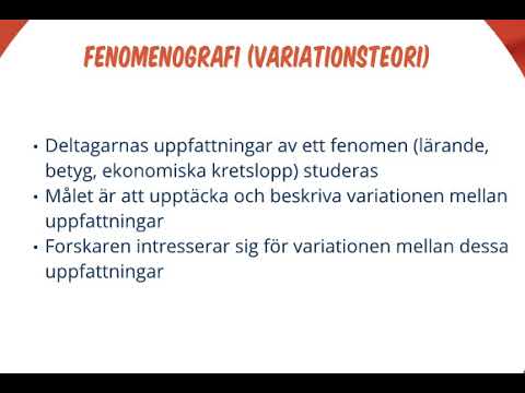 Fenomenografi - YouTube