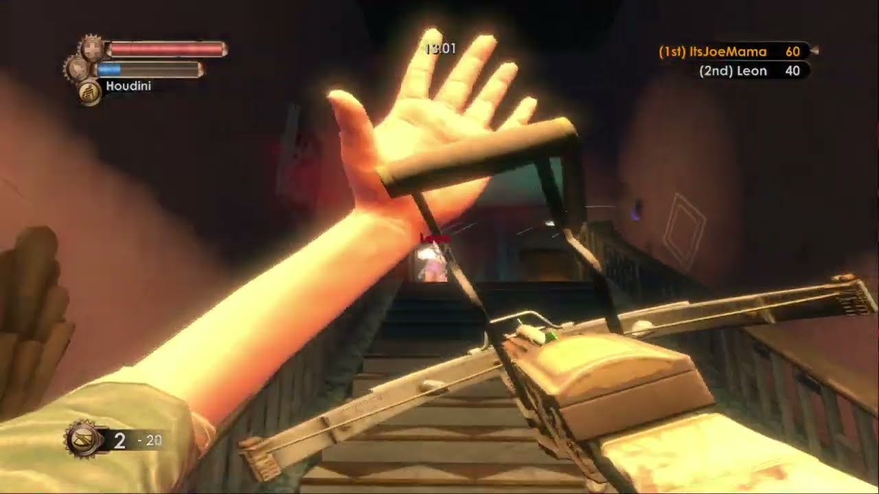 Bioshock 2 Multiplayer 2022 - Crossbow/Elephant Gun Gameplay