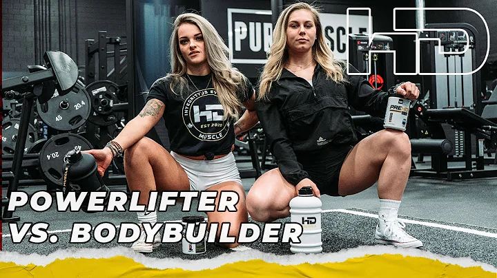 POWERLIFTER DOES BODYBUILDERS LEG WORKOUT | VALERIE AND STEPH