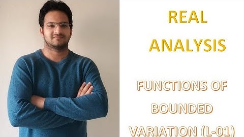 Functions of Bounded variation