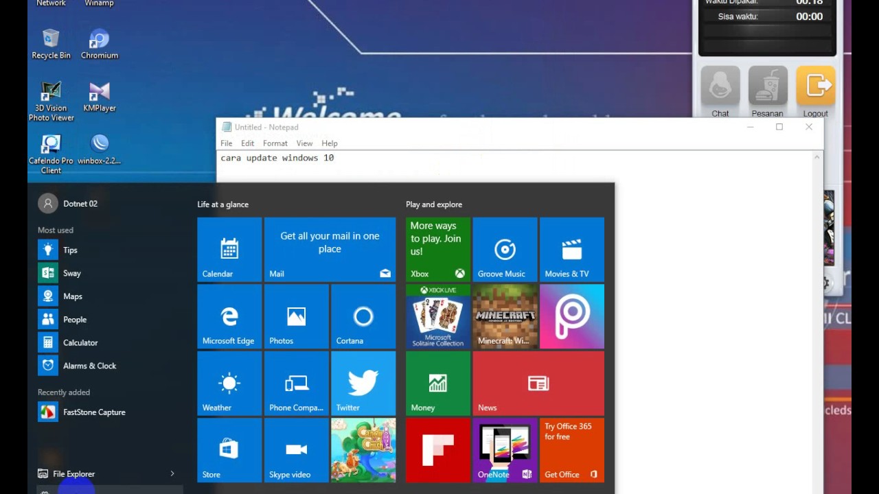 Cara Update Windows 10