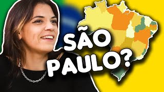 Uma PORTUGUESA Sabe os ESTADOS BRASILEIROS?? Brasileiro VS Portuguesa | Joga Bonito