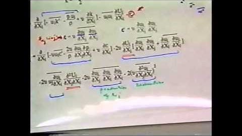 12_C  J  Chen Lecture on Turbulent Flows  Dissipation of Turbulent Kinetic Energy