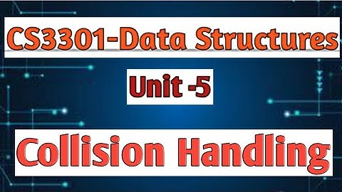 Collision handling in hash function in data structures tamil||CS3301||Anna university reg-2021.#cse