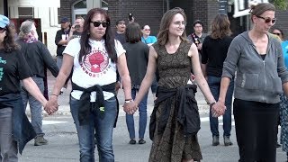 Line 3 Pipeline Protestors Occupy Downtown Bemidji Streets