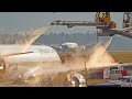 Winter wonderland at frankfurt pt 3   90 minutes of pure aviation  deicing takeoff and landings