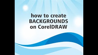 CorelDraw Tutorial - How to Create beautiful Backgrounds design screenshot 4