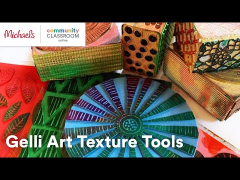 Online Class: Gelli Arts® Printing - From Print to Book