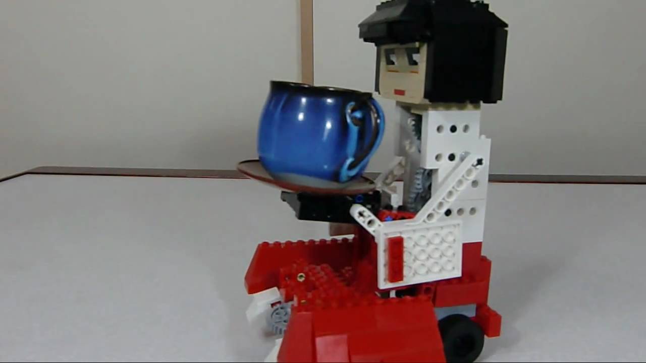 LEGO tea-serving karakuri automata レゴの茶運び人形（からくり人形