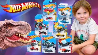 распаковка новых коллекционных машин от Mattel Hot Wheels City. Рукозавр Митя. Ник Тим Йорк.