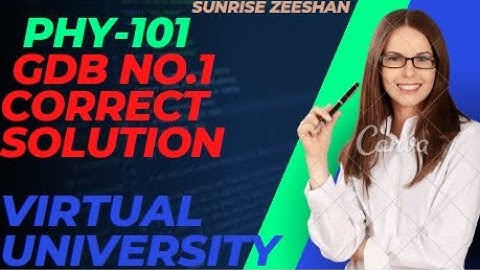 Phy101 Gdb no.1 Solution fall 2023