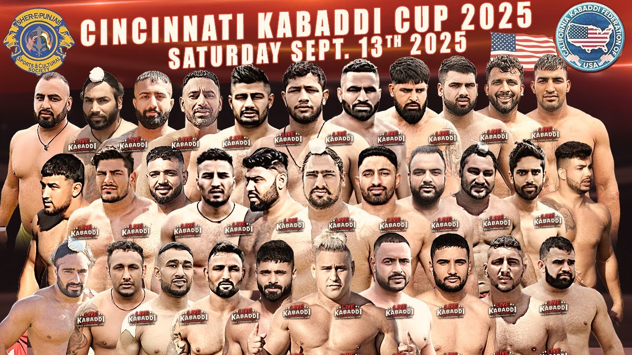 LIVE - Cincinnati Kabaddi Cup 2025 - USA Kabaddi