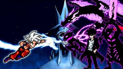 Son Goku V5 OP (all form) VS Sung Jin Woo OP (Solo Leveling) in Jump Force Mugen