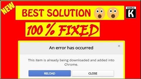 NETWORK FAILED on Chrome Web Store Fix